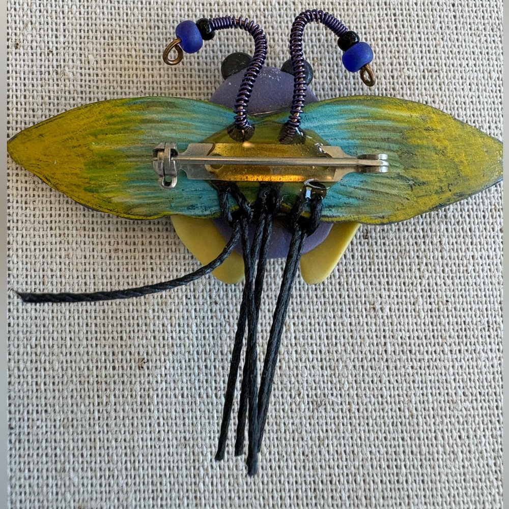 Colorful Insect Brooch - Picture 3 of 5